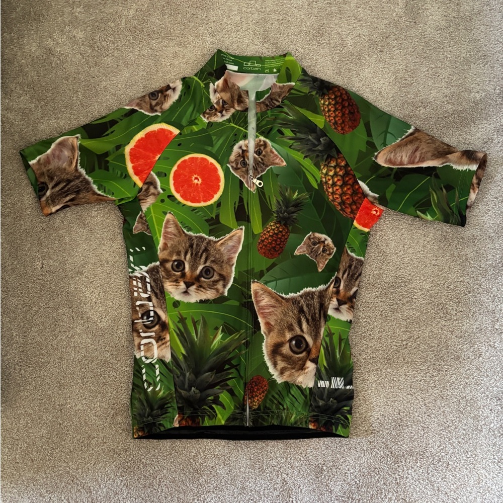 Corbah Cycling Jersey - Kitty Pineapple